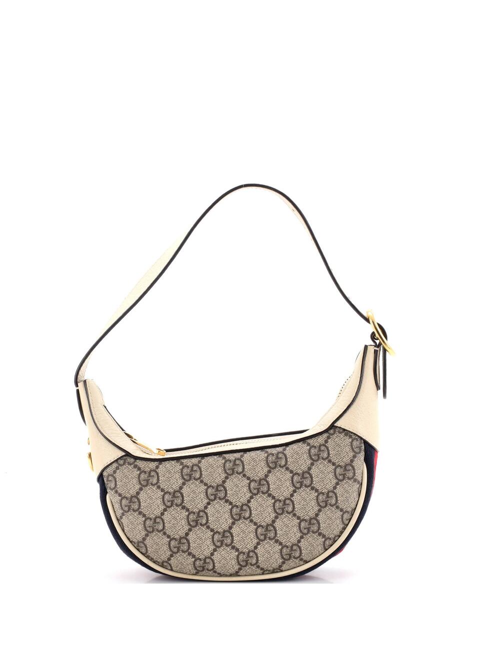 Gucci Ophidia Half Moon Bag Gg Coated #285985G10B